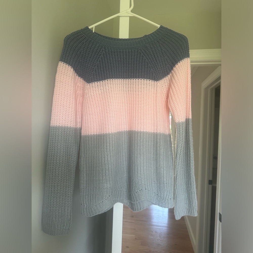 NWOT colorblock sweater